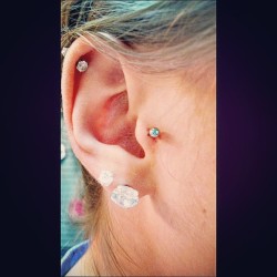 Tragus! #tragus #piercings #cartilage #piercer #dope #instafollow #instalike