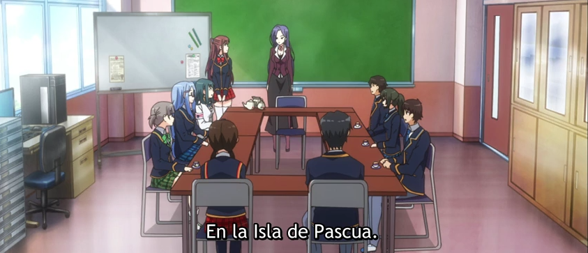 basuraparallevar:  Siempre sale Isla de Pascua en algun anime (?)