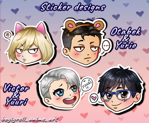 !KICKSTARTER IS LIVE!Yuri on Ice themed hard enamel pins and EXTRAS *&ndash;*Designs by me!Check it 