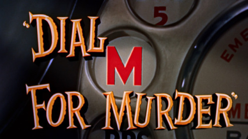 thedignamdodgers:Dial M for Murder (1954) Directed by Alfred Hitchcock. Starring Ray Milland, Grace 