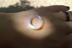 grandmagrass:  my new moon stone ring :)