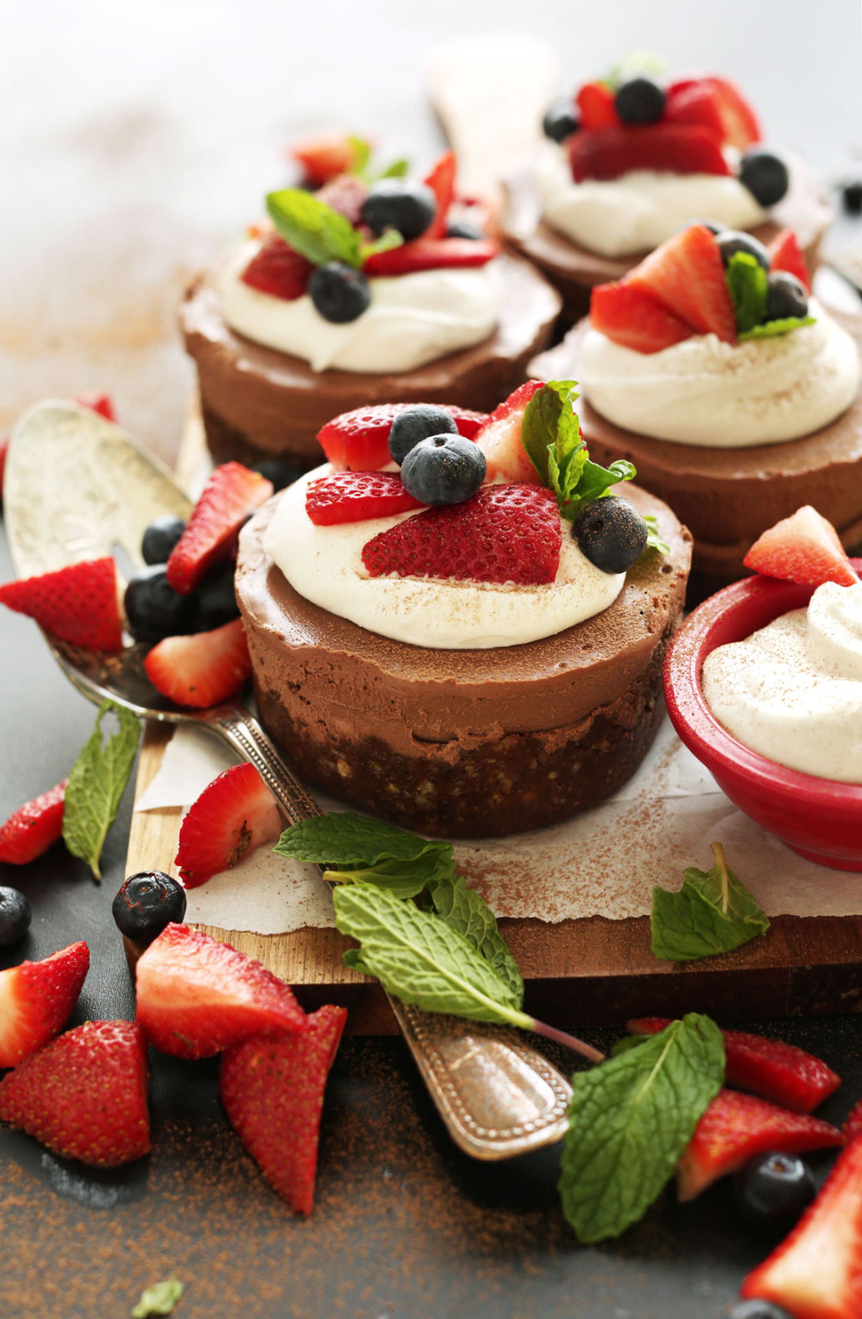 No-bake cheesecakes!