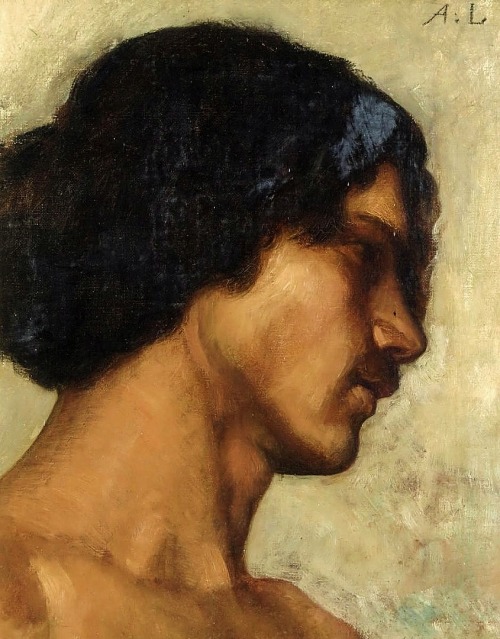 hadrian6:  Head Study of a Man. 19th.century.