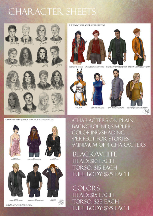 auroralynne:  auroralynne:  auroralynne:  COMMISSONS ARE OPEN! I’m opening new slots so grab y