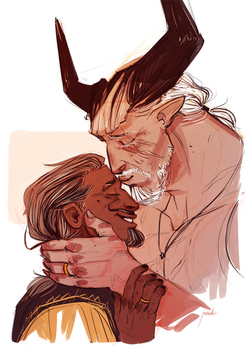 imrisah:Anonymous: Bull and Dorian happy and old together after Tresspasser and the possible sh