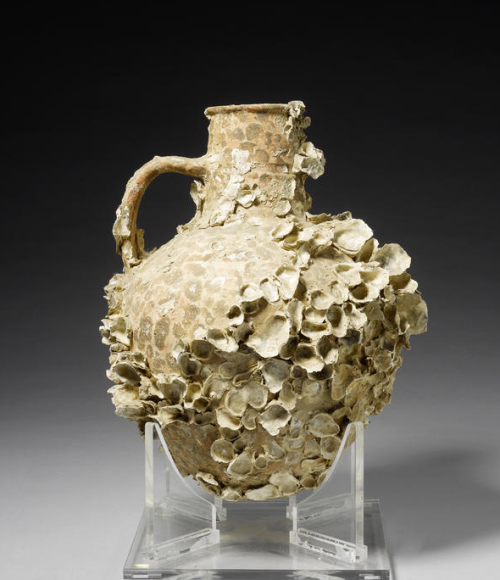 archaicwonder: Roman Terracotta Sea-encrusted Amphora, Circa 1st-3rd Centuries AD