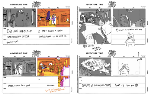 Ive had this sitting around for long enough so!  Here’s the storyboard test I did for adventure time