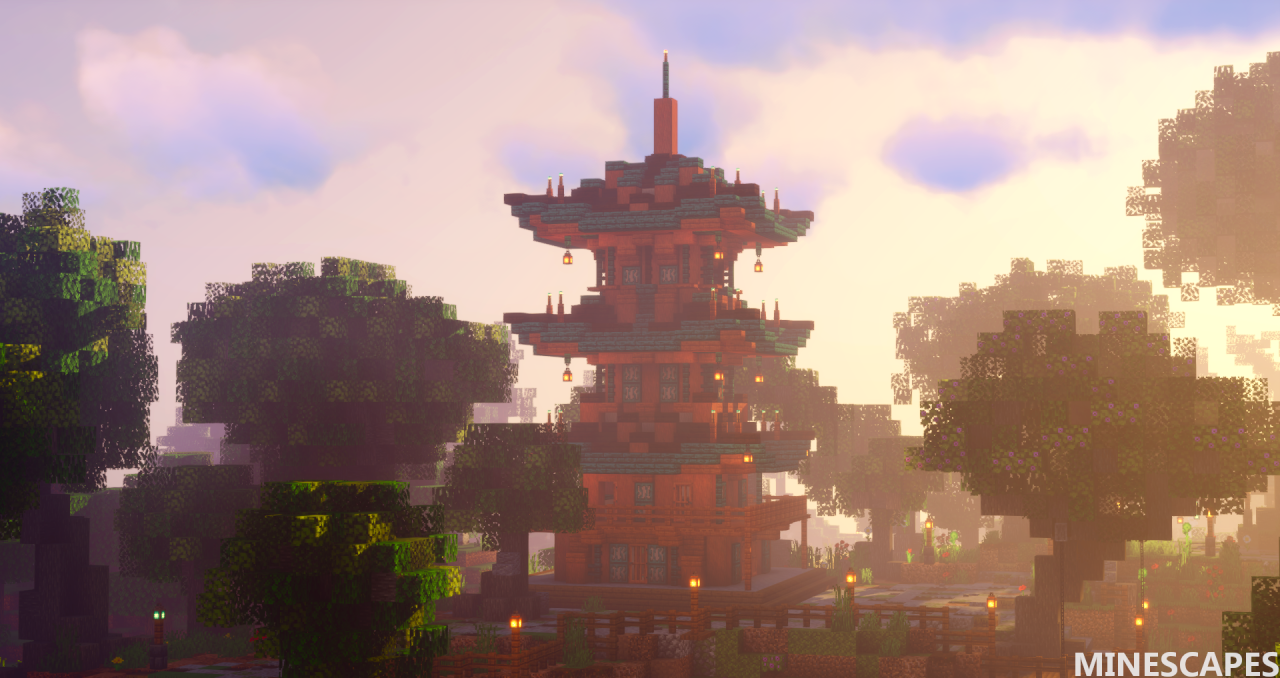 Minecraft PAGODA by Voskov on DeviantArt