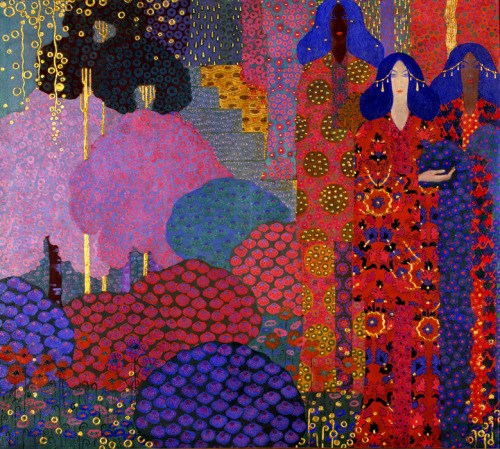 mabohstarbuck: Panel from Mille e una notte by Vittorio Zecchin (1914 circa)