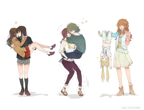 ✧･ﾟ: *✧ Three Types of Yuri Couples ✧ *:･ﾟ✧♡ Characters ♡ : Rin Shibuya ♥ Uzuki Shimamura // 