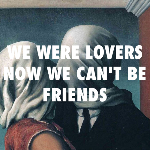 sexpansion:  René Magritte - The Lovers (1928) X Crystal Castles - Not in Love (2010)