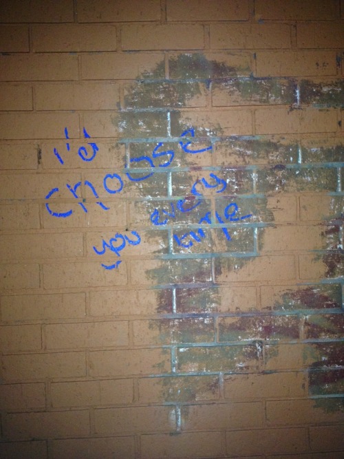 overratedsuicide:  I wish I had some cool inspirational story for this but I don’t.  I just like the quote because it can mean so many different a things depending on your situation and it made me think of you and how out of every girl I would choose