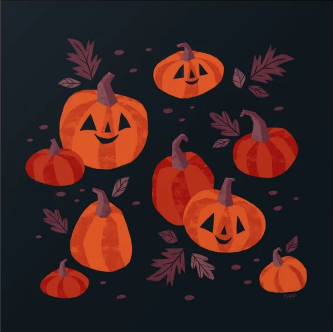 spookyfoxfashion: Cute Halloween Prints by There Will Be Cute x / x / x / x / xx