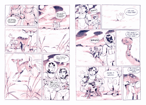 icamebyunicorn: A silly little oneshot comic i did last summer about friendship, robots and space d