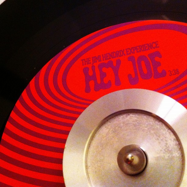 vinylhunt:  “Hey Joe” b/w “Stone Free” (#RSD13 re-issue) - The Jimi Hendrix