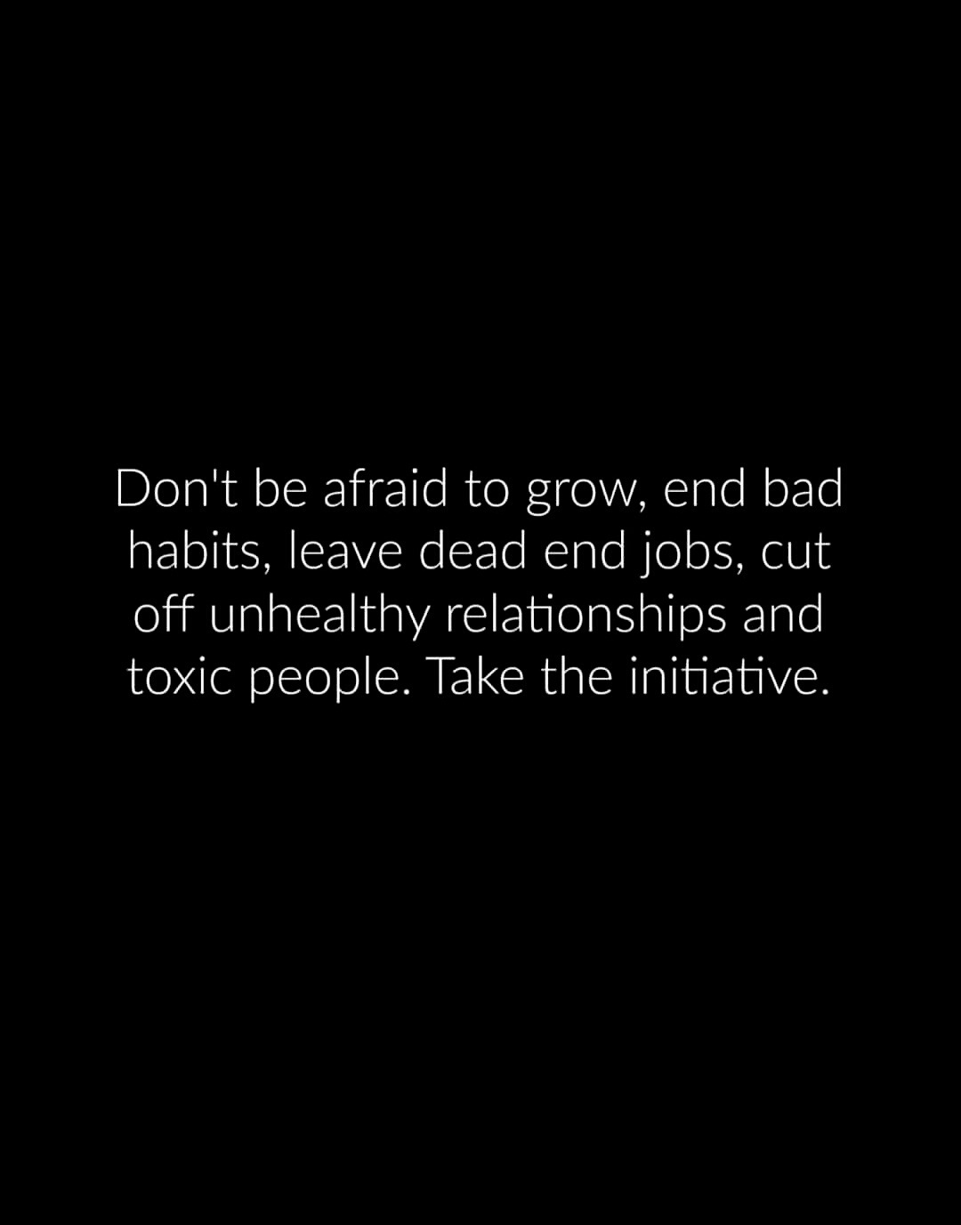 Take The Initiative