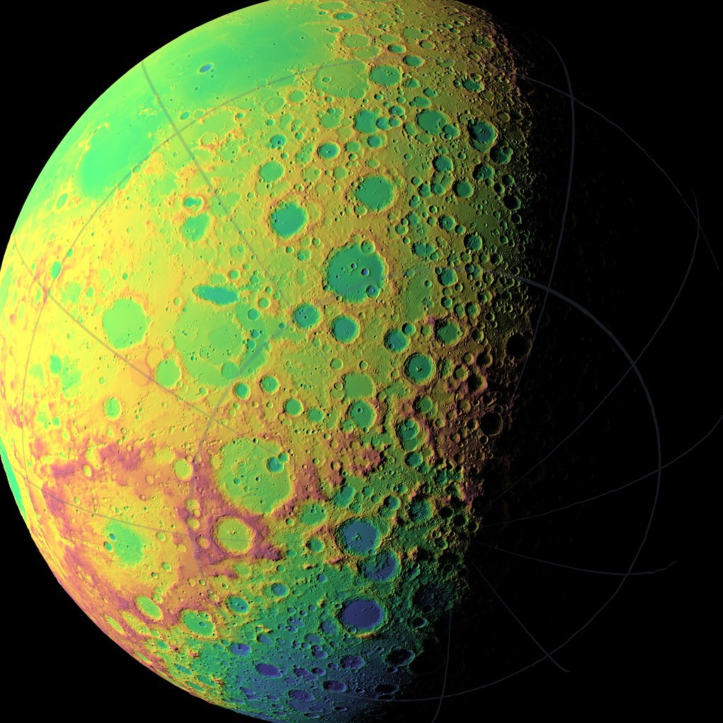 NASA’s LRO Creating Unprecedented Topographic Map of Moon by NASA Goddard Photo and Video