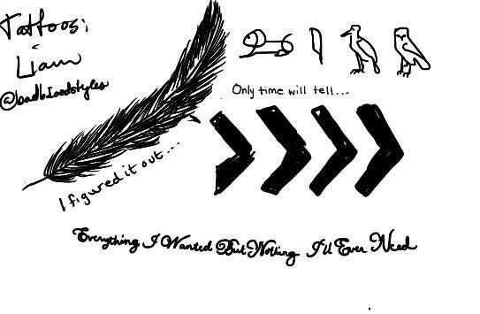 musiclover-1d:  Liam’s tattoos