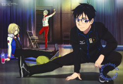 Artbooksnat:   Yuri!!! On Ice (ユーリ!!! On Ice) Yuri!!! On Ice Makes A Poster