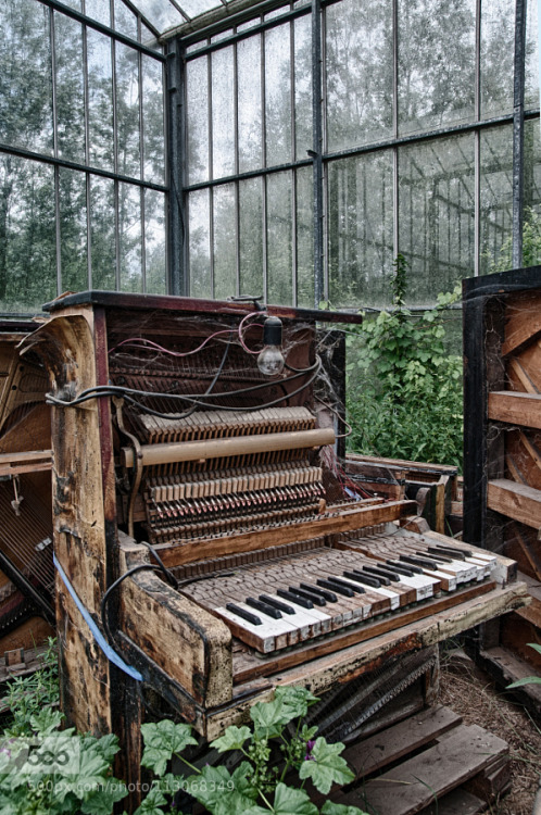stephanocardona:Abandoned piano by Karolien Link: ift.tt/1Kcemon