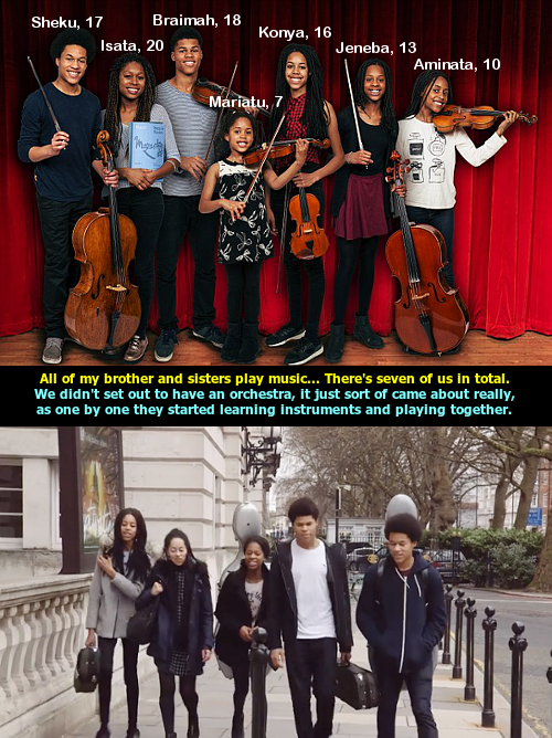 consider-a-birdcage:  oshun67:  biscuitsarenice:  The Family of Sheku Kanneh-Mason:   BBC Young Musician 2016 [x] [x]  This is awesome 👏  i know this guy and this family personally. They are amazing. Sheku is my brother’s age and they used to compete