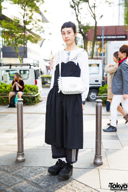 Tokyo-Fashion:  Yama From Tokyo Bopper On The Street In Harajuku Wearing A Vintage
