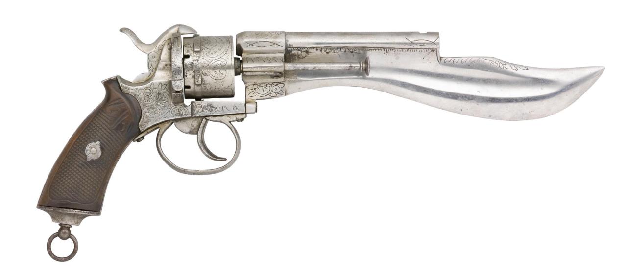 peashooter85:  A combined pinfire revolver and dagger originating from France of