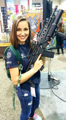 defense-weaponry:  Girls with Guns, part