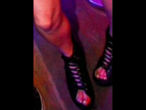 for those of you that wanted to see her cute feet in heels,this is one of the very few times i saw h