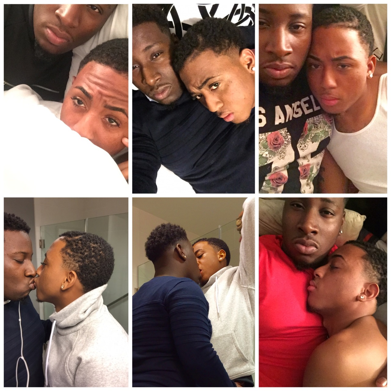 fckyeahblackgaycouples:  Happy holidays 🎄☃ @da_young_prince @tbrownl 