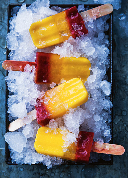 Summer Sunset Iceblocks - delicious, easy and perfect for summer! 