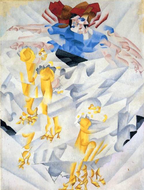 artist-severini:  Dynamism of a dancer, 1912, Gino SeveriniMedium: oil,canvas