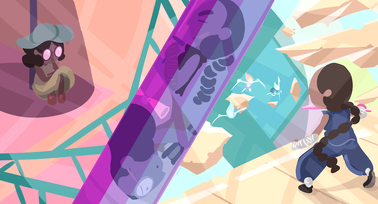 ben237:  connie and peridot desktop wallpapers.