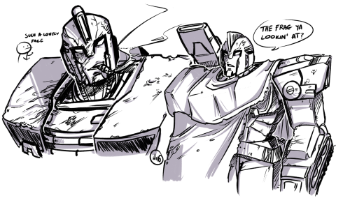 Promised @baiku to doodle some western au!Impactor so here’s the initial idea I suppose. Needs more 