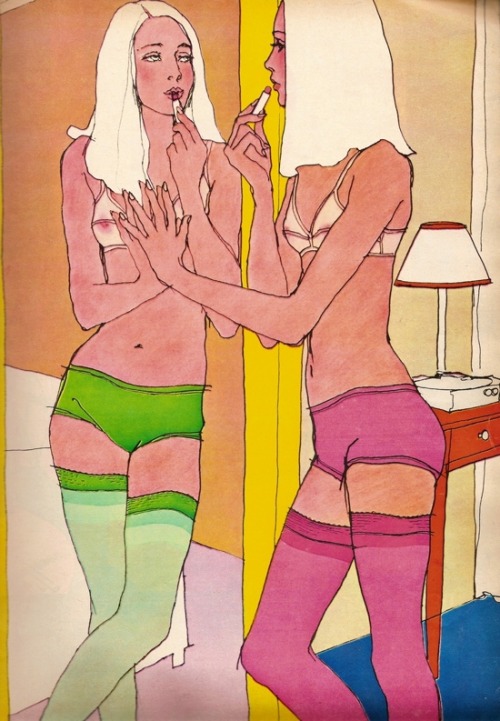 ever-so-dreamy:  By artist Antonio Lopez
