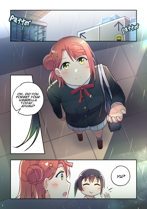 A setting where Ayumu is in love, and Setsuna cheers her on. (Epilogue)Previous | Series Masterpost 