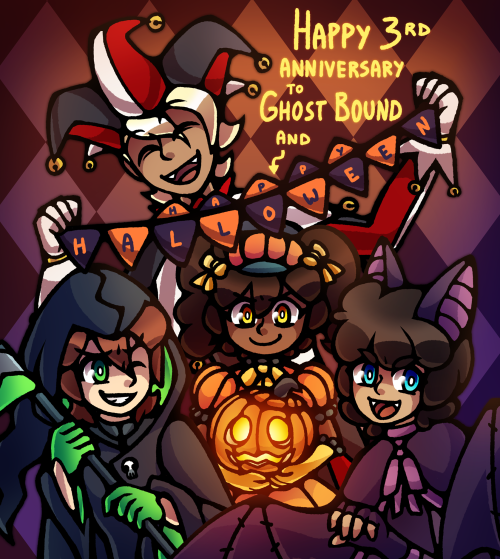 princeofspirits: Today is Ghost Bound’s 3rd Anniversary! Thank you so much to everyone, whethe