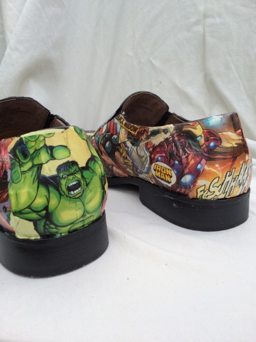 MEN’S SIZE 11 AVENGERS LOAFERSON SALE NOWAvengers, Assemble! These Avengers shoes have you covered n