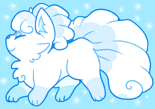 riccardodirigo:I never thought my teenage dream of ice vulpix/ninetales would be realBut there it is