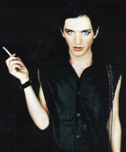 appetite-for-distraction:Brian Molko + cigarettes