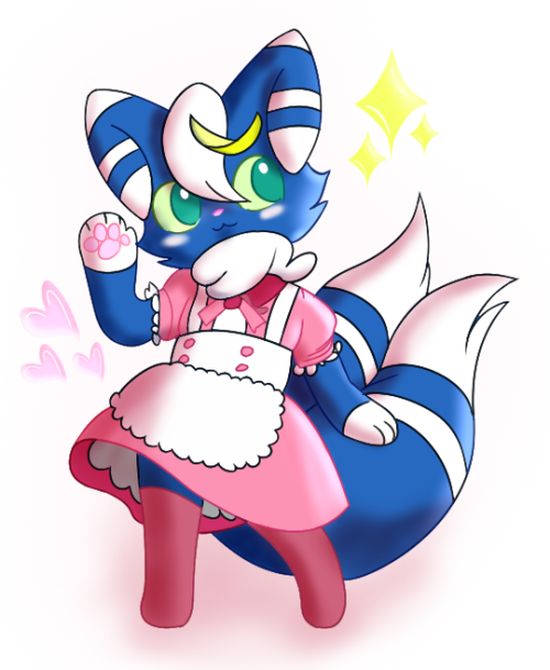 twee-lil-lass: quick lineart + color + shading based on @jpn-meowstic‘s sketch over here That’s a da