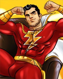 artbyfab:  #art #Arte #artbyfab #shazam #instagay #gay #gayart #gaystagram #dccomics #fanart #gaybeard #gaybearded #billybaxton #justiceleague #jla #gay #gayhot #gaysexy #gaymuscle #musclebear #gayhunk In case you Forgot i love this illustration ❤️