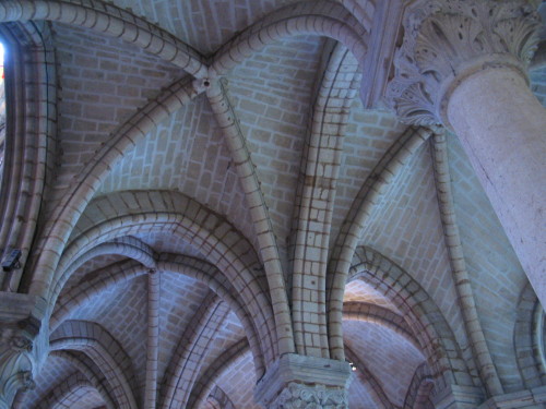  Vaults of the ambulatory and radiating chapels of the choir, abbey church, Saint-Denis, France