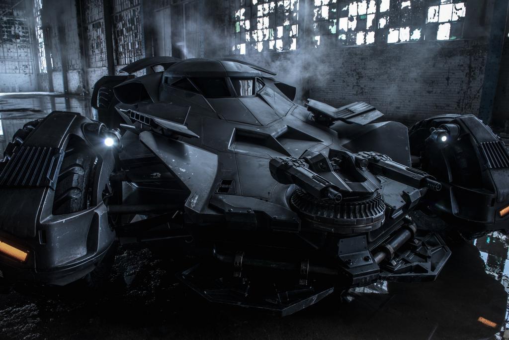  Here’s a real picture of the Batmobile. Zack Snyder, 10th September 2014. Photo