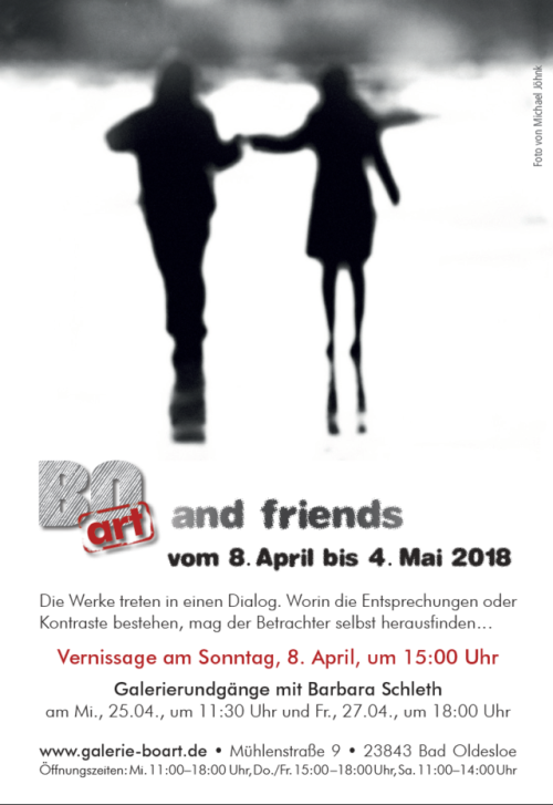 Eine Woche noch…Als einer der “Freunde” nehme ich an der Ausstellung teil - danke für die Ein