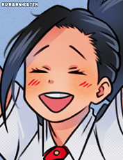 aizawashoutta:  YAOYOROZU MOMO | HEROINE: CREATI | o(〃＾▽＾〃)o  ↳ Happy Birthday to my sweetheart Elly @usagiyamah ~ ★  