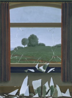 criwes:  Key to the Fields (1936) &amp; Evening falls (1964) by René Magritte