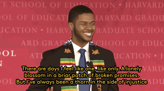 nightxvision:  refinery29:  Watch: This Harvard student just gave one of the greatest