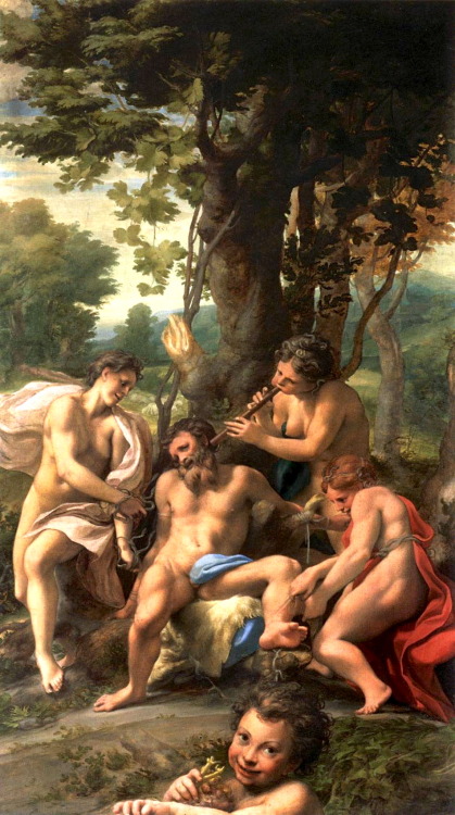 necspenecmetu:Antonio Allegri da Correggio, Allegory of Vices, c. 1525-30