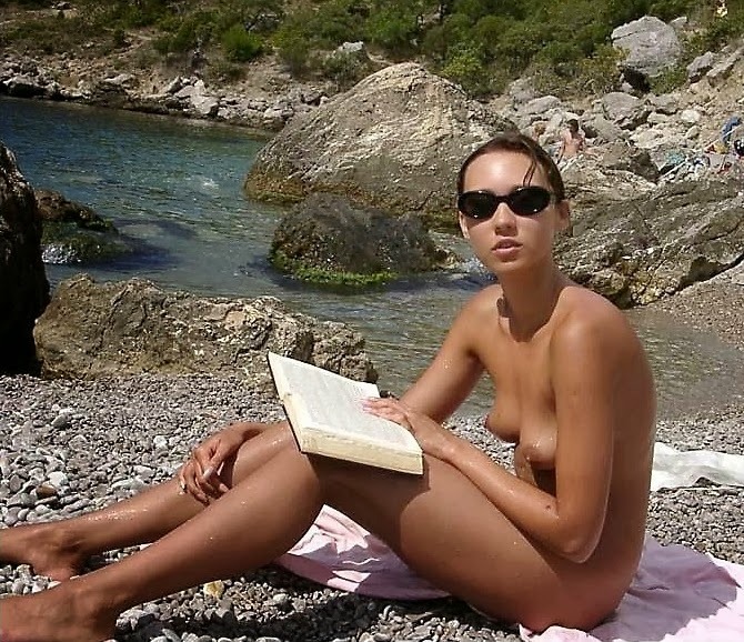 nakedthoughtfortoday:  Sure, you can sit here and read your book.  But take your
